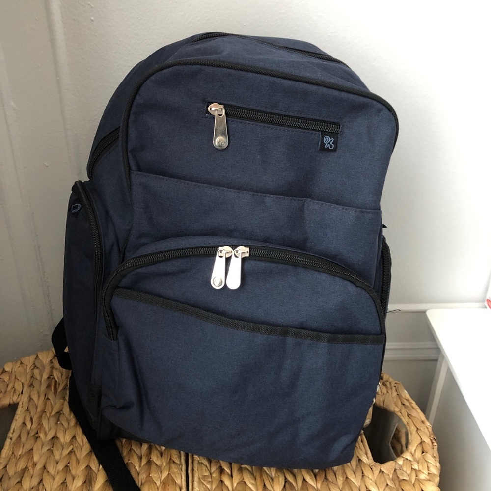 Fisher price Blue denim diaper bag